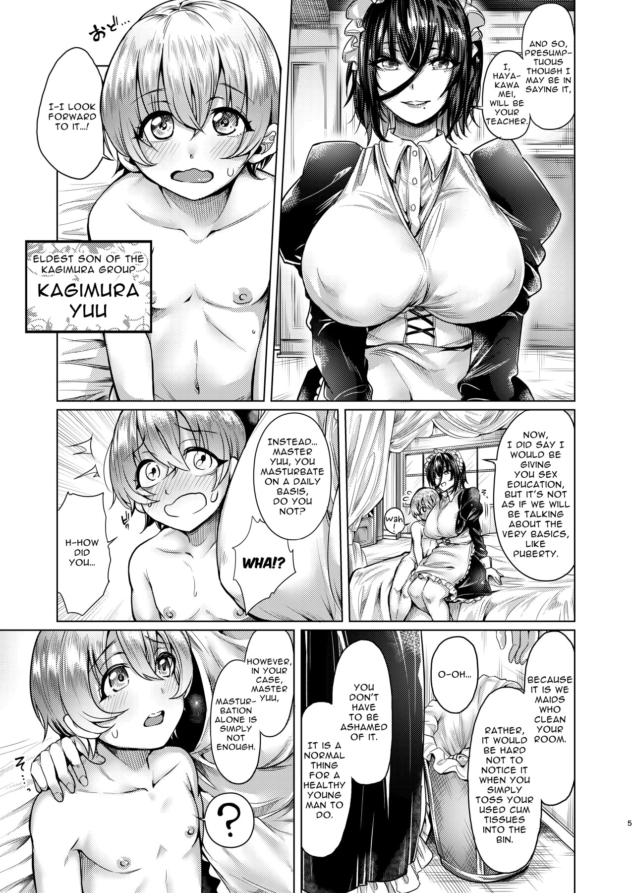 Hentai Manga Comic-Shota's Maid.-Read-3